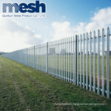 Euro Style Security Grills For Road Galvanized Palisade Fencing